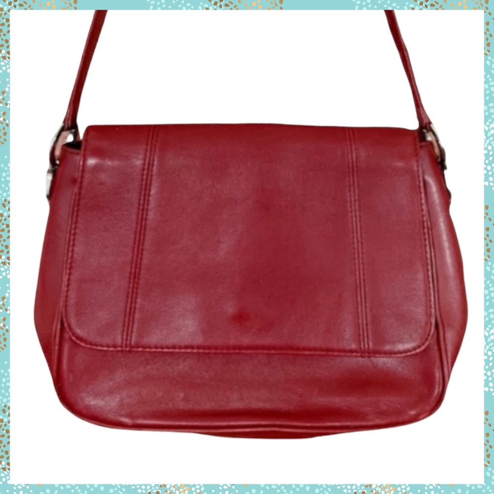 Worthington Red Shoulder Strap Purse - Picture 1 of 10
